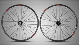JYTFZD Spares YUCHEN- Bike Wheel Tyres Spokes Rim 29 Inch Mountain Bike Wheelset, Double Wall Wheel Rims Aluminum Alloy MTB Rim Fast Release Disc Brake Hybrid 32-Hole Palin Bearing 8 9 10-11 Speed ( Size : 27.5in )