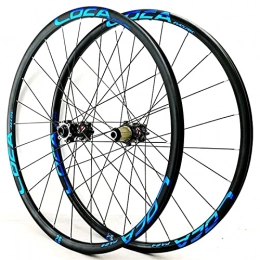 YUDIZWS Mountain Bike Wheel YUDIZWS 700c Bicycle Wheelset Thru-axle Mountain Cycling Wheels 6 Nail Disc Brake Fit To 7-8-9-10-11-12 Speed Freewheels Cassette 24 Holes (Color : B)