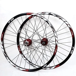 YUDIZWS Spares YUDIZWS Bicycle Wheelset 26 / 27.5 / 29 Inch Mountain Cycling Wheels Quick Release Disc Brake Front Rear Wheels Suitable 7-11 Speed Cassette 2200g (Color : D, Size : 26inch)