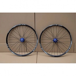 YUDIZWS Mountain Bike Wheel YUDIZWS Bike Wheelset 26 / 27.5 / 29 Inch Mountain Cycling Wheels 32 Holes Quick Release Disc Brake Compatible With 8 / 9 / 10 / 11 Speed Cassette (Color : Blue, Size : 27.5inch)