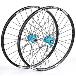 YUDIZWS Mountain Bike Wheel YUDIZWS Bike Wheelset 26 / 27.5 / 29 Inch Quick Release Disc Brake Aluminum Alloy Mountain Cycling Wheels 32 Holes Fit To 8 / 9 / 10 / 11 Speed Cassette (Color : Blue, Size : 29inch)