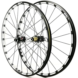 YUDIZWS Spares YUDIZWS Bike Wheelset 26 / 27.5 Inch Thru-axle Disc Brake Mountain Bicycle Wheels 24 Holes Compatible With 7 / 8 / 9 / 10 / 11 / 12 Speed Cassette (Color : C, Size : 27.5inch)