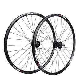 YUDIZWS Spares YUDIZWS Mountain Bike Wheelset 20" / 26" Aluminum Alloy Rim 32 Holes Disc / V Brake MTB Front Rear Wheels For 6 / 7 / 8 / 9 Speed Quick Release (Size : 20inch)