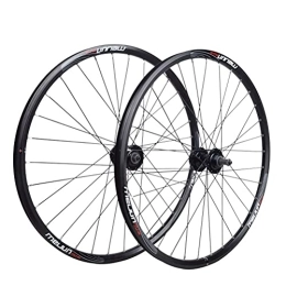 YUDIZWS Mountain Bike Wheel YUDIZWS Mountain Bike Wheelset 20 / 26 Inch Aluminum Alloy Rim 32 Holes Disc Brake MTB Front Rear Wheels For 6 / 7 / 8 / 9 Speed Quick Release (Size : 20inch)