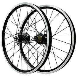 YUDIZWS Mountain Bike Wheel YUDIZWS Mountain Bike Wheelset 20inch Front Rear Wheel Aluminum Hub Disc / rim Brake 24 Holes Quick Release Compatible With 7-12 Speed CNC (Color : D, Size : 22inch)