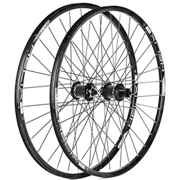YUDIZWS Mountain Bike Wheel YUDIZWS Mountain Bike Wheelset 26" / 27.5" / 29" Aluminum Alloy Rim Carbon Hub 32H Bicycle Wheels Quick Release Suitable 8 / 9 / 10 / 11 Speed Cassette (Color : Black, Size : 29inch)