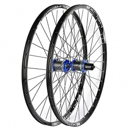 YUDIZWS Mountain Bike Wheel YUDIZWS MTB Wheelset 26 / 27.5 / 29 Inch Quick Release Disc Brake Mountain Cycling Wheels Carbon Hub 32 Holes Fit To 8 / 9 / 10 / 11 Speed Cassette 1750g (Color : Blue, Size : 29inch)