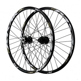 YUDIZWS Mountain Bike Wheel YUDIZWS Wheelset Bike Mtb 26 / 27.5 / 29 Inch Mountain Cycling Wheels Quick Release Disc Brake Fit 7 / 8 / 9 / 10 / 11 / 12 Speed Cassette Aluminum Alloy Rim 32 Holes (Color : Grey, Size : 27.5inch)