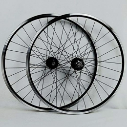 Zatnec Spares Zatnec 26 Inch Mountain Bike Wheel Set QR Double Wall Rim Cycling Bicycle Wheelset Disc / V Brake Hub For 7-11 Speed Cassette Front 2 Rear 4 Palin