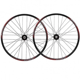 Zatnec Spares Zatnec 26 Inch Mountain Bike Wheelset Front 2 Rear 4 Palin Hub Aluminum Alloy Rim Quick Release Disc Brake Bicycle Wheel Set For 7 8 9 10 Speed (Color : A)