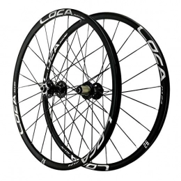 Zatnec Mountain Bike Wheel Zatnec Bike Wheelset, 26 Inch Cycling Wheels Mountain Bike 4 Bearing 8 / 9 / 10 / 11 / 12 Speed Quick Release Wheel (Color : Black, Size : 26IN)