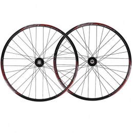 Zatnec Spares Zatnec Mountain Bike Wheelset 26 Inch Front 2 Rear 4 Palin Bearing Hub Aluminum Alloy Rim Quick Release Disc Brake 7 8 9 10 Speed Cycling Wheel Set (Color : A)