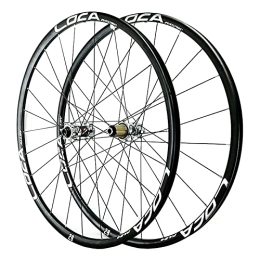 ZCXBHD Spares ZCXBHD 26 / 27.5 / 29 in Ultralight MTB Bicycle Wheelset Light-Alloy Rims Thru Axle Bicycle Wheel (Front + Rear) Disc Brake 24 Holes for 8 9 10 11 12 Speed (Color : Silver-2, Size : 27.5in)