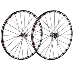 ZCXBHD Spares ZCXBHD 26 / 27.5 / 29 Inch Carbon Fiber Hub Mountain Bike Wheelset MTB Front Rear Wheel 5 Bearing Double Wall 7 8 9 10 11 Speed Cassette (Color : Thru axle, Size : 26inch)