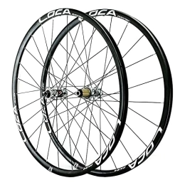 ZCXBHD Mountain Bike Wheel ZCXBHD 26 / 27.5 / 29 Inches Mountain Bike Wheel 24 Hole Double Walled Aluminum Alloy MTB Rim Disc Brake Bicycle Wheelset for 8 9 10 11 12 Speed (Color : Silver, Size : 27.5in)