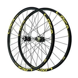 ZCXBHD Mountain Bike Wheel ZCXBHD 26 / 27.5 / 29 Inches Ultralight Alloy Wheels 24 Holes Fast Release Freewheel Rim Disc Brake WTB Bike Wheel for Road Bike Mountain Bike (Color : Gold, Size : 29in)
