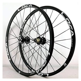 ZCXBHD Mountain Bike Wheel ZCXBHD 26" / 27.5" MTB Wheelset Alloy Front And Rear Bicycle Wheels Aluminium Disc / V Brake Hub Quick Release 8 / 9 / 10 / 11 / 12 Speed (Size : 26in)