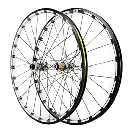 ZCXBHD Mountain Bike Wheel ZCXBHD 26 / 27.5in MTB Mountain Bike Wheelset Thru Axle Disc Brake 7 / 8 / 9 / 10 / 11 / 12 Speed Cassette Freewheel 24 Holes Three Sides CNC (Color : C, Size : 27.5in)