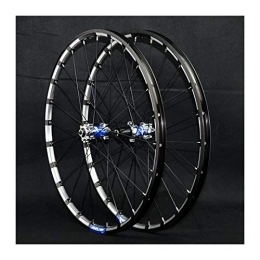 ZCXBHD Mountain Bike Wheel ZCXBHD 26 / 27.5inch mtb Wheelset Quick Release Mountain Bike Front + Rear Wheel Disc Brake Double Wall 7 / 8 / 9 / 10 / 11 / 12 Speed 24 Holes (Color : B, Size : 27.5in)