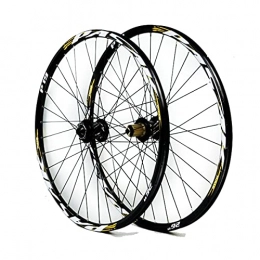 ZCXBHD Mountain Bike Wheel ZCXBHD 26 Inch 27.5" 29 Er MTB Bike Wheelset Aluminum Alloy Disc Brake Mountain Cycling Wheels Thru Axle for 7 / 8 / 9 / 10 / 11 Speed (Color : A, Size : 26IN)