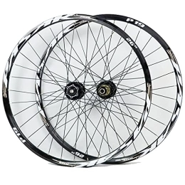 ZCXBHD Spares ZCXBHD Bike Wheelset, 26 / 27.5 / 29 Inch Mountain Cycling Wheels, Alloy Disc Brake / for 7 8 9 10 11 Speed Freewheels / Disc Brake Quick Release Axles Bicycle Accessory (Color : F, Size : 29IN)