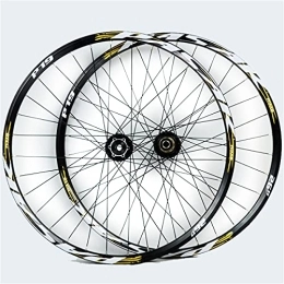 ZCXBHD Mountain Bike Wheel ZCXBHD Bike Wheelset, 26 / 27.5 / 29 Inch Mountain Cycling Wheels, Alloy Disc Brake / for 7 8 9 10 11 Speed Freewheels / Disc Brake Quick Release Axles Bicycle Accessory (Color : G, Size : 27.5IN)