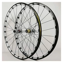 ZCXBHD Mountain Bike Wheel ZCXBHD Front & Rear Wheelset Mtb Thru axle 24Holes Straight Pull 7 / 8 / 9 / 10 / 11 / 12 Speed Double Wall Disc Brake Wheel (Color : C, Size : 27.5in)