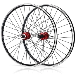 ZCXBHD Spares ZCXBHD Mountain Bike Wheelset 26 Inch V / Disc Brake Dual purpose MTB Cycling Wheels Aluminum Alloy Rim QR 32H fit 7-10 Speed Cassette Bicycle Wheelset 2267g （US Stock）