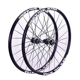 ZCXBHD Spares ZCXBHD MTB Bike Wheelset 26 27.5 29 Inch Alloy 8-11speed Bicycle 4 Palin Bearing QR Carbon Fiber Cassette Hub Disc Brake (Color : Black, Size : 29inch)