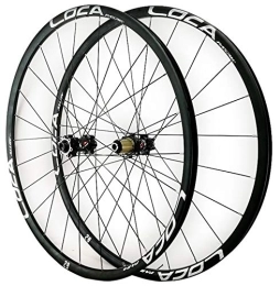 ZCXBHD Spares ZCXBHD MTB Front + Rear Wheel 26 / 27.5 / 29 Inch Mountain Bike Wheelset Thru axle 8-12 Speed 24 Holes Ultralight Aluminum Alloy (Color : D, Size : 27.5in)