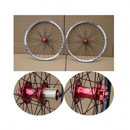 ZCXBHD Mountain Bike Wheel ZCXBHD MTB Mountain Bike wheelset 26 27.5 29er 7-11 Speed No carbon bicycle wheels Double Layer Alloy Mountain BikeWheel 32H for Disc brake (Color : E, Size : 29inch)