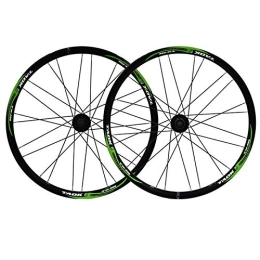 ZCXBHD Spares ZCXBHD Mtb Wheels 26 Inch Mountain Bike Wheelset Aluminum Alloy Double Wall Rim Front Rear Wheel Disc Brake Quick Release 7 8 9 Speed (Color : C)