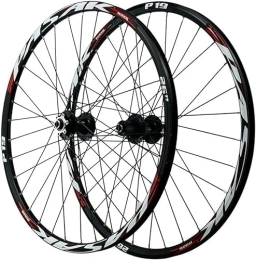 ZECHAO Spares ZECHAO 26 / 27.5 / 29Inch Mountain Bike Wheel, Double Layer Alloy Rim Disc Brake QR 32H MTB Bicycle Wheelset Sealed Bearing 7-12 Speed Hub Wheelset (Color : Red, Size : 29inch)