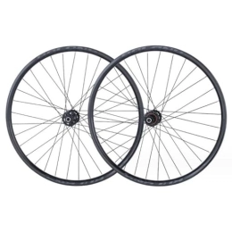 ZECHAO Mountain Bike Wheel ZECHAO Disc Brake 26 27.5 29in Mountain Bike Wheel, 32 Holes Bike Hub Six Claw Tower Base Double Wall Aluminum Alloy Rims 8 / 9 / 10 / 11 Speeds Wheelset (Color : Black, Size : 27.5inch)