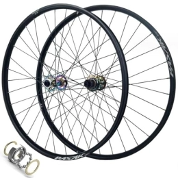 ZECHAO Spares ZECHAO Mountain Bike Wheels, Thru-Axle End Cap 26 / 27.5 / 29x1.5-2.6 Inch Tire Disc Brake Ultra Light Bike Rim 12 Speed 32 Spokes Wheels (Color : 15 * 110mm / 12 * 148mm, Size : 27.5inch)