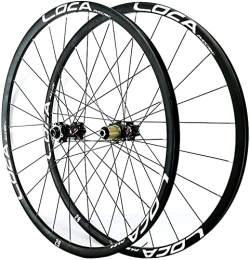 ZECHAO Mountain Bike Wheel ZECHAO Mountain Bike Wheelset 26 / 27.5 / 29In, Bicycle Wheel(Front+Rear) Light-Alloy MTB Rim Barrel Shaft Disc Brake 24H 8 9 10 11 12 Speed Wheelset (Color : Silver-1, Size : 29INCH)