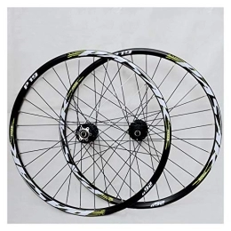 ZFF Spares ZFF 26 / 27.5 / 29inch Mtb Wheel Front Rear Wheel Set Double Wall Disc Brake 7 / 8 / 9 / 10 / 11 Speed Quick Release Hollow Hub 32H (Color : D, Size : 26in)