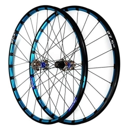 ZFF Spares ZFF 26 / 27.5 Inch Mountain Bike Wheelset Color Rim Disc Brake Mtb Front And Rear Wheel 7 8 9 10 11 12 Speed Cassette Quick Release (Color : Blue a, Size : 27.5in)