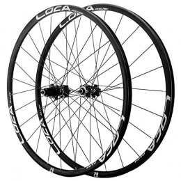 ZFF Spares ZFF Mountain Bike Quick Release Wheelset 26 / 27.5 / 29 Inch Straight Pull Disc Brake Alloy Wheel Small Spline 12 Speed 24 Hole (Color : Black, Size : 26in)