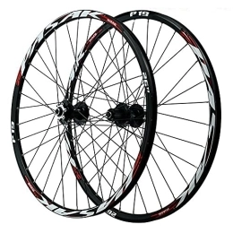 ZFF Spares ZFF Mountain Bike Wheelset 26" / 27.5" / 29" MTB Wheels Quick Release Double Wall Rim Disc Brake Bicycle Wheel 7 8 9 10 11 12 Speed Cassette 32 Holes (Color : Red 1, Size : 29in)
