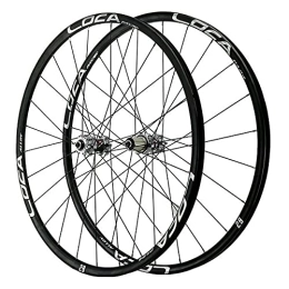 ZFF Spares ZFF Mountain Bike Wheelset 26" / 27.5" / 29", MTB Wheelset Disc Brake Bike Wheels For 7-12 Speed Cassette Freewheel, 24H Bicycle Wheels Quick Release (Color : Silver, Size : 26in)