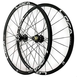 ZFF Spares ZFF Mtb 26 / 27.5 Inch Mountain Bike Wheelset Six Nail Disc Brake Front Rear Wheel Six Claw 8 9 10 11 12 Speed Quick Release 24 Holes (Color : Black, Size : 27.5in)