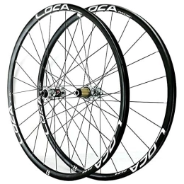 ZFF Spares ZFF MTB Wheelset 26 / 27.5 / 29inch Mountain Bike Front & Rear Wheel Thru axle Disc Brake Road Bike Matte 8 9 10 11 12 Speed 24 Hole (Color : Black 2, Size : 27.5in)