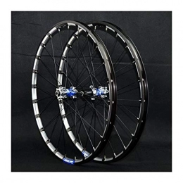 ZFF Spares ZFF MTB Wheelset 26 / 27.5inch Thruaxle Mountain Bike Front + Rear Wheel Disc Brake Double Wall 7 / 8 / 9 / 10 / 11 / 12 Speed 24 Holes (Color : B, Size : 27.5in)
