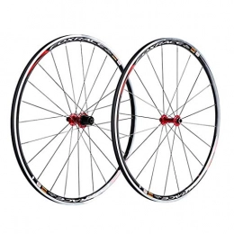 ZHTY Spares ZHTY 700C Road Bike Wheelset Bicycle Wheels Double Wall Alloy Rim 25mm Sealed Bearing Hub Rim Brake With Quick Release 7-11 Speed 1526g