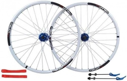 ZHTY Spares ZHTY bicycle wheelset 26 inch, double-walled aluminum alloy bicycle wheels disc brake mountain bike wheel set quick release American valve 7 / 8 / 9 / 10 speed Bike Wheels