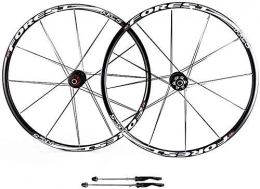 ZHTY Mountain Bike Wheel ZHTY Mountain Bike Wheels, 26inch Double Wall MTB Rim Quick Release V-Brake Bicycle Wheelset Hybrid 24 Hole Disc 8 9 10 Speed