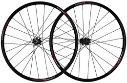 ZHTY Mountain Bike Wheel ZHTY Mountain Bike Wheelset 26" Bicycle Aluminum Alloy Quick Release Cassette Hub Disc Brake 8 / 9 / 10 / 11 Speed Card Flywheel Black Ultralight Bike Front and Rear Wheels