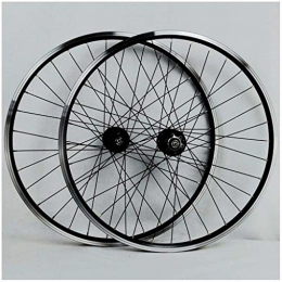 ZHTY Mountain Bike Wheel ZHTY Mountain Bike Wheelset 26 Inch, Double Wall Aluminum Alloy Disc / V-Brake Cycling Bicycle Wheels 32 Hole Rim 7 / 8 / 9 / 10 Cassette