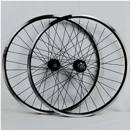 ZHTY Mountain Bike Wheel ZHTY Mountain Bike Wheelset 26 Inch, Double Wall Aluminum Alloy Disc / V-Brake Cycling Bicycle Wheels 32 Hole Rim 7 / 8 / 9 / 10 Cassette Bike Wheel